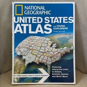 National Geographic United States Atlas for Young Explorers 3rd Edition Hard Cvr